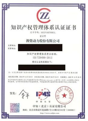高质量认证 | 再认证助建潍柴动力IP动力心